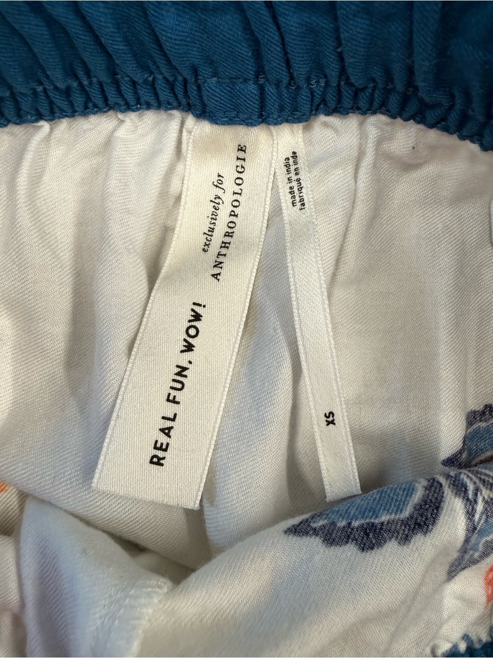 Anthropologie Real Fun, Wow! Floral Pajama Set, Size XS - Picture 16 of 16